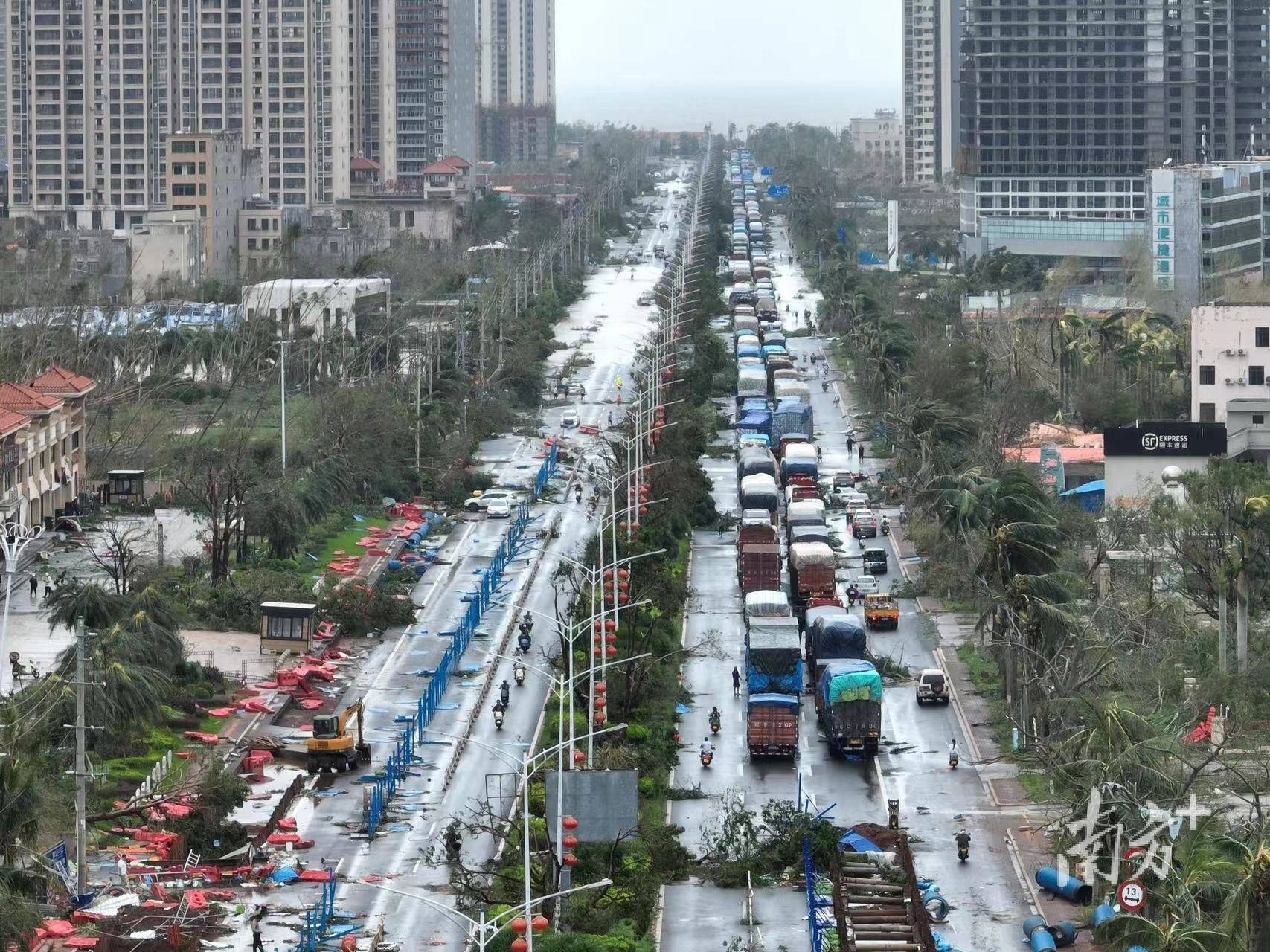 广东省台风受灾区域，挑战与重建之路